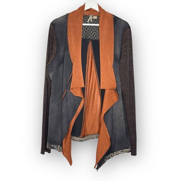 Gimmicks By BKE Urban Outfitters Pieced Cardigan Sweater Jacket Women’s Size XL - Picture 1 of 12